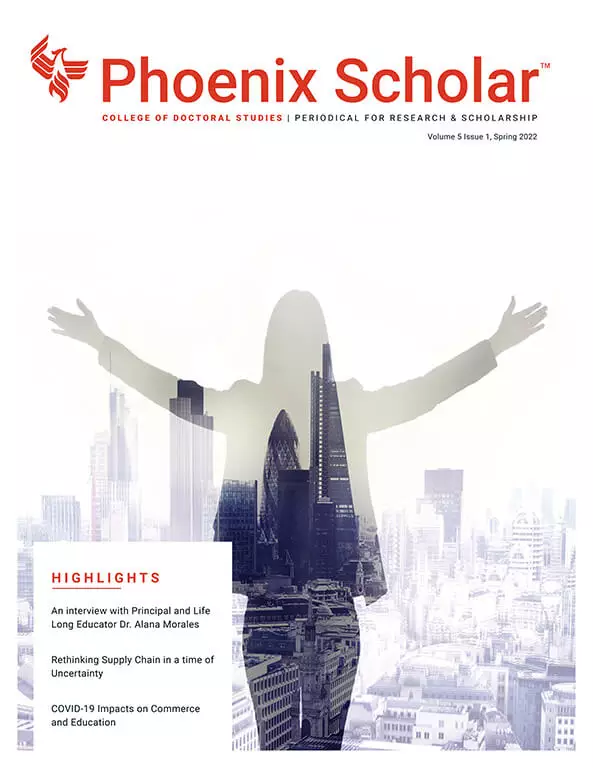 Phoenix Scholar Newsletter volume 5 issue 1 dated Spring 2022