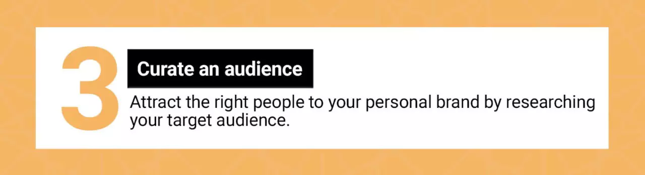 Curate an audience