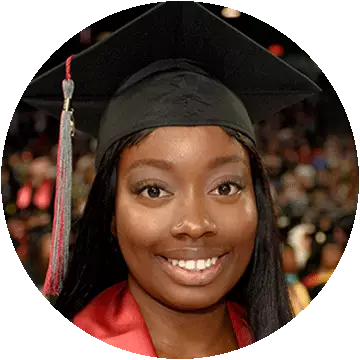 Jamesha Whitlock graduation photo