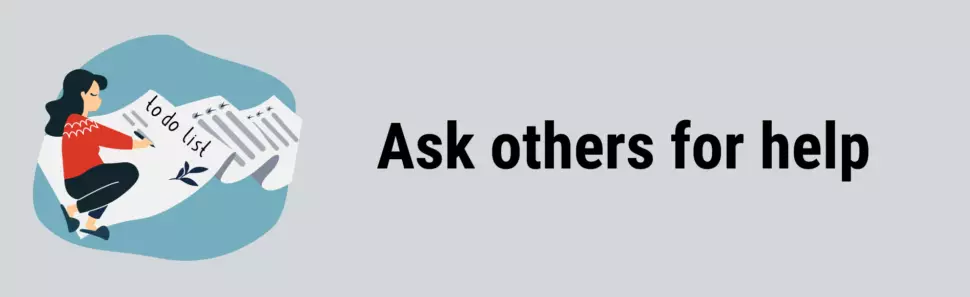 Ask others for help