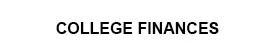 College finances