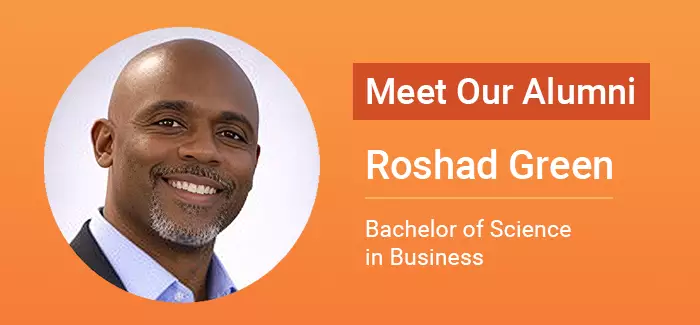 Meet our alumni Roshad Green, Bachelor of Science in Business
