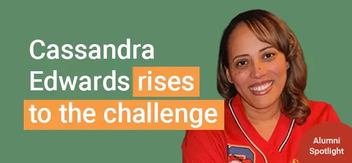UOPX alumni Cassandra Edwards rises to the challenge