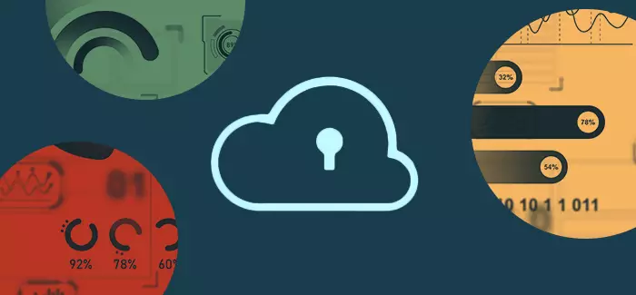 A cloud with a keyhole