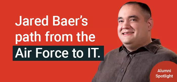 UOPX alumni Jared Baer's path from the Air Force to IT