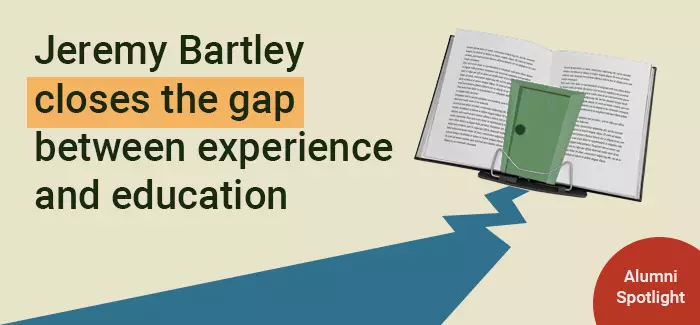 UOPX alumni Jeremy Bartley closes the gap between experience and education