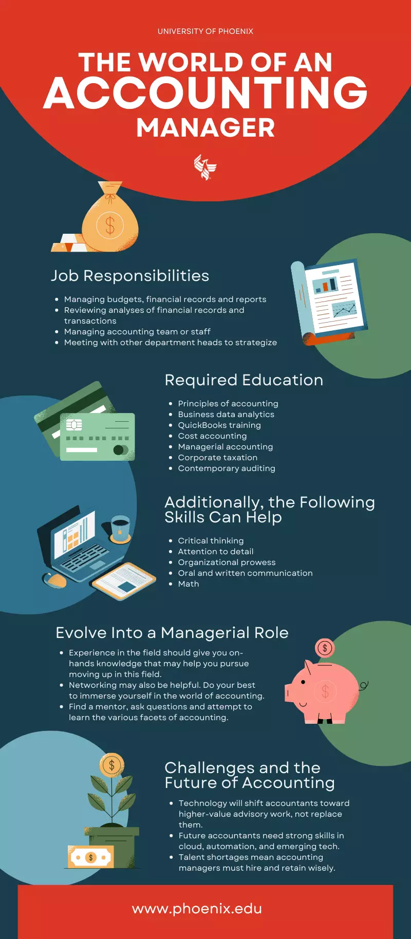 Infographic - The World of an Accounting Manager