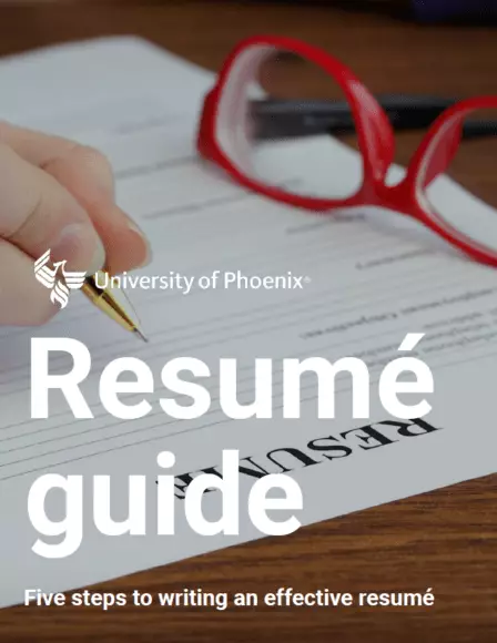 Downloadable guide to writing a resume