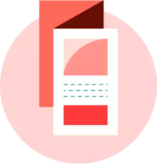 two cards with no text