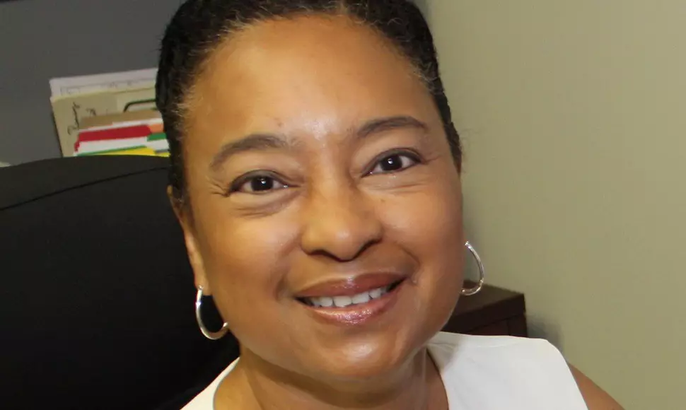 Sharon Golett smiling