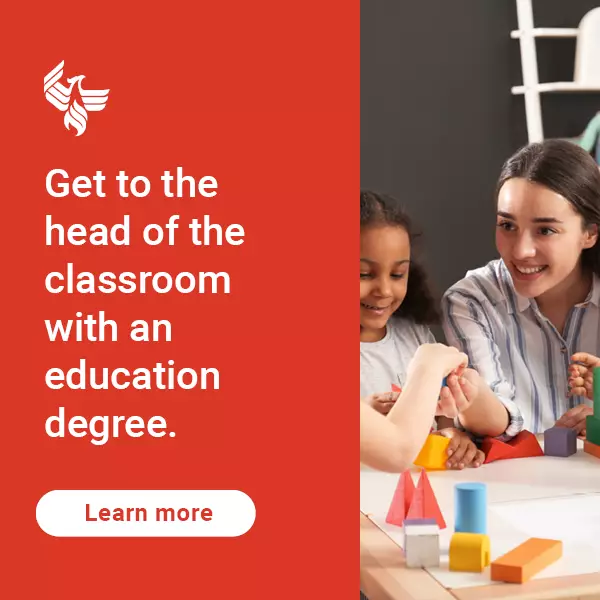 Get to the head of the classroom with an education degree. Learn more