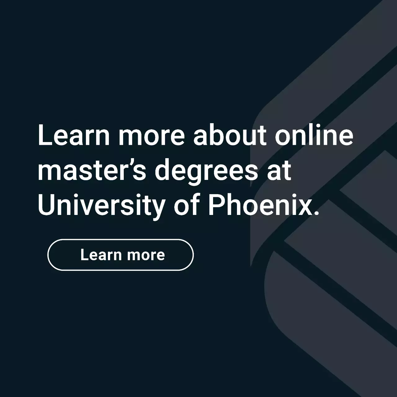 Learn more about online master's degrees