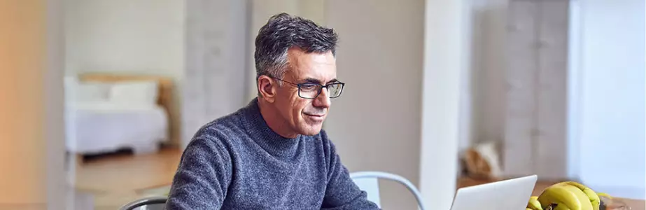 A doctoral student works to identify a problem for his traditional dissertation