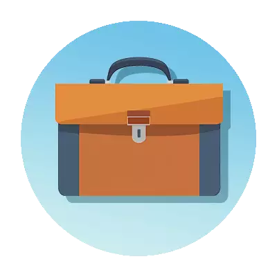 Illustrated icon of yellow lightbulb