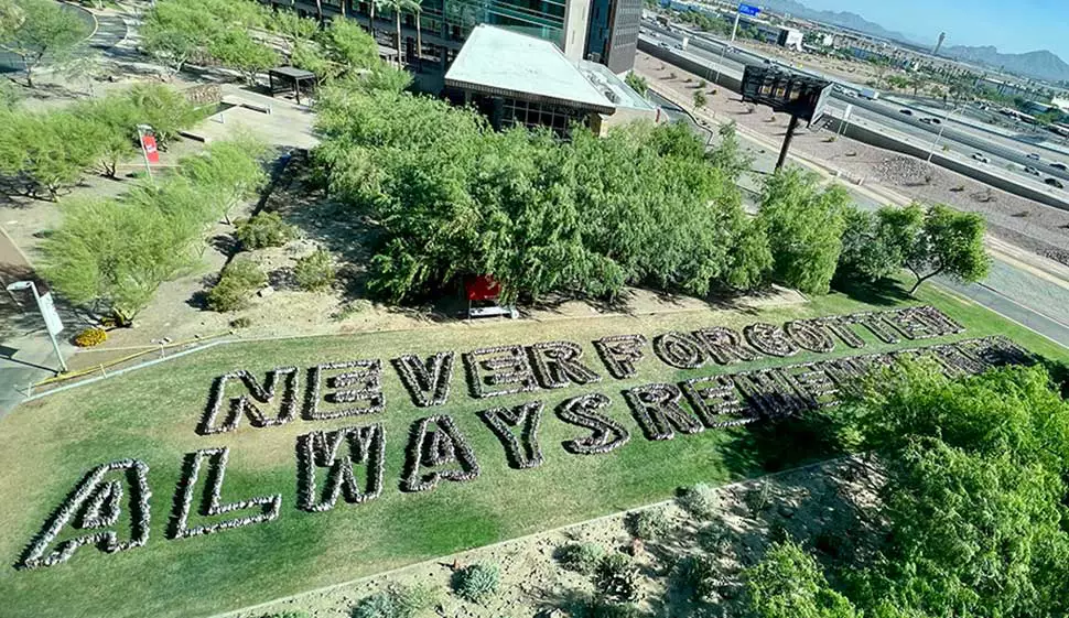 More than 10,000 flags planted for ���۴�ý's Memorial Day event that honors fallen servicemembers.