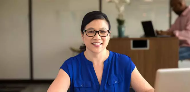 IT Professional prepares for her job with new skills.