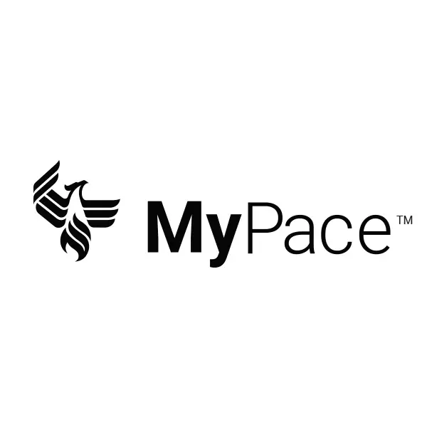 ۴ý my pace logo with registered trademark