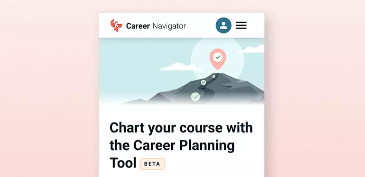 Chart your course with the Career Planning tool.