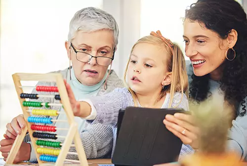 Moms in the "sandwich generation" are caregivers to parents and children