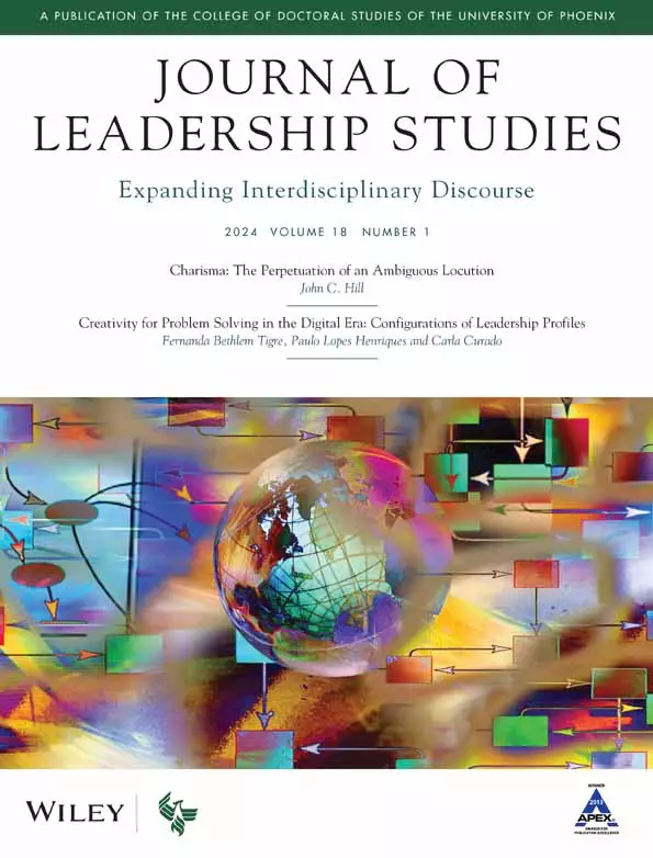 Journal of Leadership Studies front cover